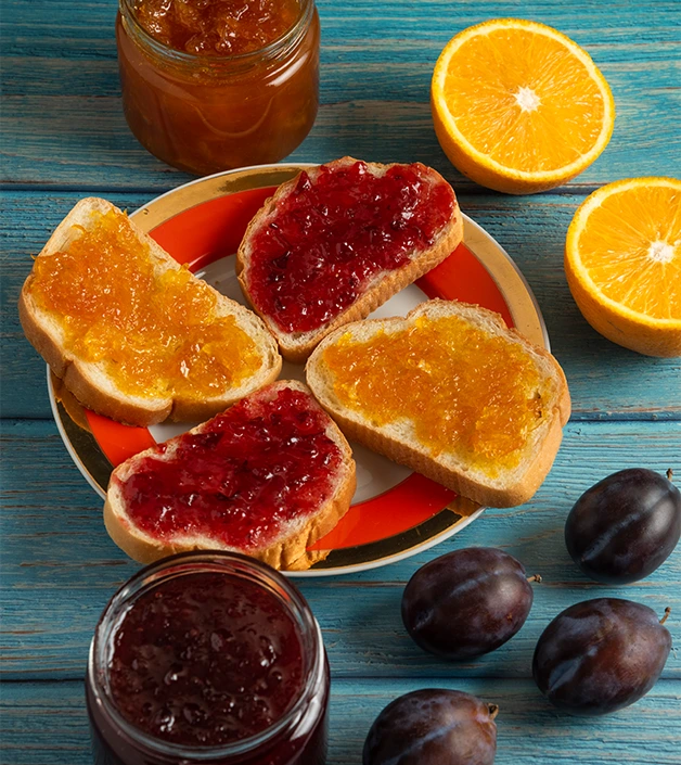 Natural Fruit Jams and Spreads